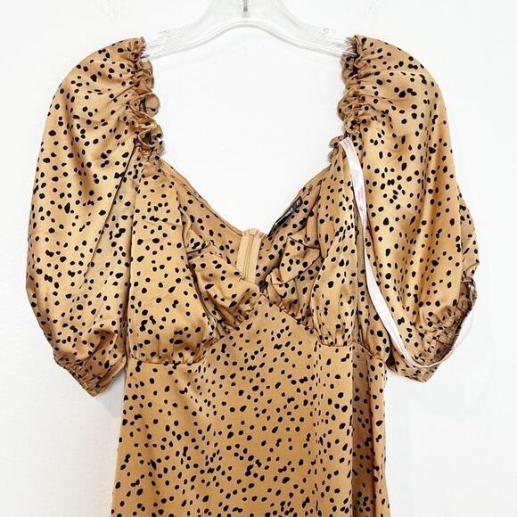 MISSGUIDED MILKMAID SKATER DALMATIAN PRINT SIZE US 14 NEW WITH TAGS - Picture 3 of 6